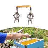 Maxbell Beehive Frame Gripper Grip Tool Compact Wooden Handle Beekeeping Tool