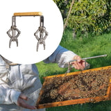 Maxbell Beehive Frame Gripper Grip Tool Compact Wooden Handle Beekeeping Tool