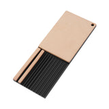 Maxbell Leather Stropping Set Leather Sharpening Block Handmade for Grinding Machine