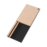 Maxbell Leather Stropping Set Leather Sharpening Block Handmade for Grinding Machine