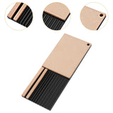 Maxbell Leather Stropping Set Leather Sharpening Block Handmade for Grinding Machine