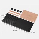 Maxbell Leather Stropping Set Leather Sharpening Block Handmade for Grinding Machine