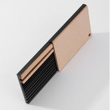 Maxbell Leather Stropping Set Leather Sharpening Block Handmade for Grinding Machine