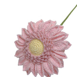 Maxbell Crochet Flower Vivid Bouquet for Party Supplies Graduation Table Centerpiece Pink