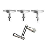 Maxbell 4x Drum Tuning Key Professional Hand Tool for Percussion Musical Instruments
