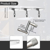 Maxbell 4x Drum Tuning Key Professional Hand Tool for Percussion Musical Instruments