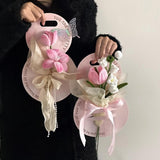 Maxbell Simulation Bouquet Mother's Day Gift for Graduation Valentine's Day Birthday Pink
