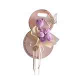 Maxbell Simulation Bouquet Mother's Day Gift for Graduation Valentine's Day Birthday Purple