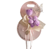 Maxbell Simulation Bouquet Mother's Day Gift for Graduation Valentine's Day Birthday Purple
