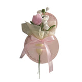 Maxbell Simulation Bouquet Mother's Day Gift for Graduation Valentine's Day Birthday Pink Bell Flower