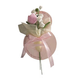 Maxbell Simulation Bouquet Mother's Day Gift for Graduation Valentine's Day Birthday Pink Bell Flower