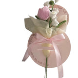 Maxbell Simulation Bouquet Mother's Day Gift for Graduation Valentine's Day Birthday Pink Bell Flower