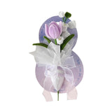 Maxbell Simulation Bouquet Mother's Day Gift for Graduation Valentine's Day Birthday Purple Bell Flower