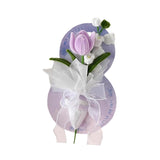 Maxbell Simulation Bouquet Mother's Day Gift for Graduation Valentine's Day Birthday Purple Bell Flower