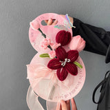 Maxbell Simulation Bouquet Mother's Day Gift for Graduation Valentine's Day Birthday Red