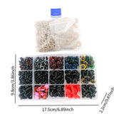 Maxbell 792 Pieces Safety Eyes and Noses Decor for Arts Plush Animals Plush Toy Bear