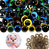 Maxbell 792 Pieces Safety Eyes and Noses Decor for Arts Plush Animals Plush Toy Bear