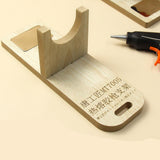 Maxbell Hot Glue Tool Holder Wooden for Arts Crafts DIY Quickly Home Repairs Sealing
