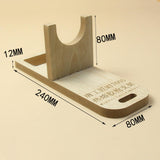 Maxbell Hot Glue Tool Holder Wooden for Arts Crafts DIY Quickly Home Repairs Sealing