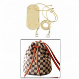 Maxbell Bag Bottom Base with Shoulder Strap and Drawstring for Purse Tote Bag Making Apricot