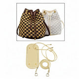 Maxbell Bag Bottom Base with Shoulder Strap and Drawstring for Purse Tote Bag Making Apricot