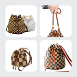 Maxbell Bag Bottom Base with Shoulder Strap and Drawstring for Purse Tote Bag Making Black