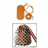 Maxbell Bag Bottom Base with Shoulder Strap and Drawstring for Purse Tote Bag Making Brown
