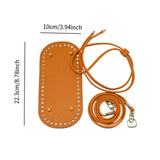 Maxbell Bag Bottom Base with Shoulder Strap and Drawstring for Purse Tote Bag Making Brown