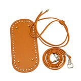 Maxbell Bag Bottom Base with Shoulder Strap and Drawstring for Purse Tote Bag Making Brown