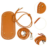 Maxbell Bag Bottom Base with Shoulder Strap and Drawstring for Purse Tote Bag Making Brown