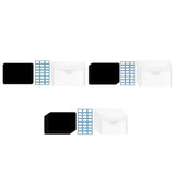 Maxbell Rubber Magnetic Sheets Gift Smooth with Storage Bag for Business Home Office 2 Pieces Sheets