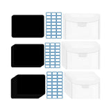 Maxbell Rubber Magnetic Sheets Gift Smooth with Storage Bag for Business Home Office 2 Pieces Sheets