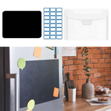Maxbell Rubber Magnetic Sheets Gift Smooth with Storage Bag for Business Home Office 2 Pieces Sheets
