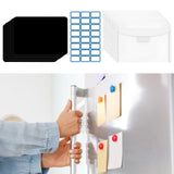 Maxbell Rubber Magnetic Sheets Gift Smooth with Storage Bag for Business Home Office 12 Pieces Sheets