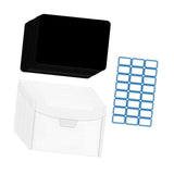 Maxbell Rubber Magnetic Sheets Gift Smooth with Storage Bag for Business Home Office 12 Pieces Sheets