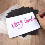 Maxbell Rubber Magnetic Sheets Gift Smooth with Storage Bag for Business Home Office 12 Pieces Sheets