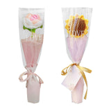 Maxbell Crochet Bouquet Handmade Knitted Bouquet for Mother Day Anniversary Birthday pink