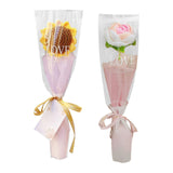 Maxbell Crochet Bouquet Handmade Knitted Bouquet for Mother Day Anniversary Birthday pink