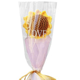 Maxbell Crochet Bouquet Handmade Knitted Bouquet for Mother Day Anniversary Birthday yellow