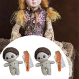 Maxbell Cotton Doll Collection Lovely Stuffed Doll 20cm for Kids Girls Holiday Gifts with Skeleton