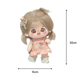 Maxbell Cotton Doll Collection Lovely Stuffed Doll 20cm for Kids Girls Holiday Gifts with Skeleton
