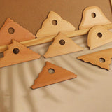 Maxbell 8Pcs Pottery Ribs Portable Wood DIY Supplies Pottery Tool for Professionals