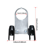 Maxbell Air Brush Holder Stand Practical Sturdy Construction Air Pump Extension Tool silver