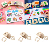 Maxbell Kids Drawing Stencils Sturdy for Paint, Draw, Spray Preschooler Creating Art 48 pieces