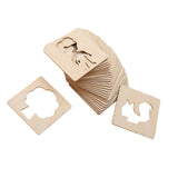 Maxbell Kids Drawing Stencils Sturdy for Paint, Draw, Spray Preschooler Creating Art 48 pieces