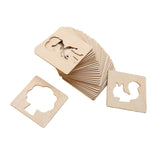 Maxbell Kids Drawing Stencils Sturdy for Paint, Draw, Spray Preschooler Creating Art 50 pieces