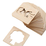 Maxbell Kids Drawing Stencils Sturdy for Paint, Draw, Spray Preschooler Creating Art 55 pieces