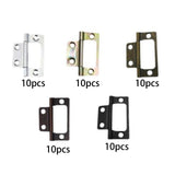 Maxbell 10 Pieces Door Hinges Premium Accessories for Living Room Cabinets White