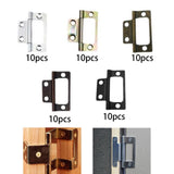 Maxbell 10 Pieces Door Hinges Premium Accessories for Living Room Cabinets White