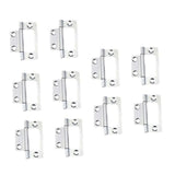 Maxbell 10 Pieces Door Hinges Premium Accessories for Living Room Cabinets White